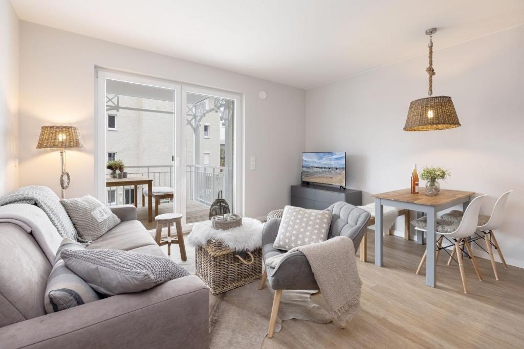 Posezení v ubytování Wohnung 6- Liebefeld