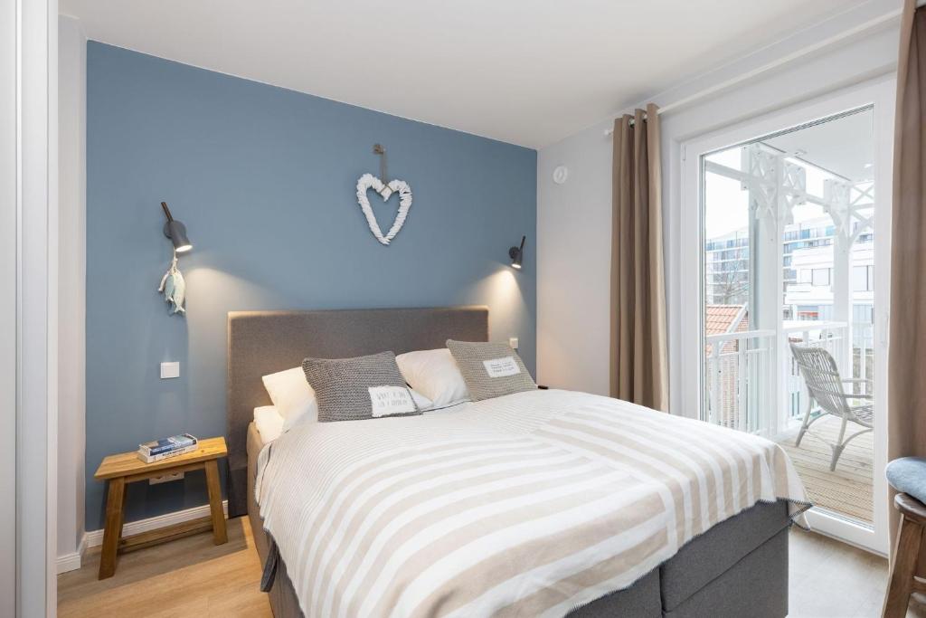 Postel nebo postele na pokoji v ubytování Wohnung 6- Liebefeld
