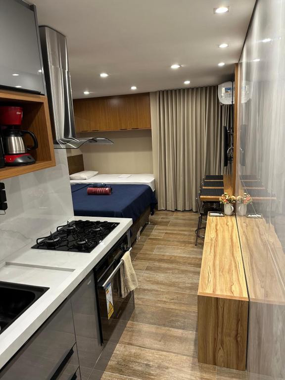 Flat no Life Resort a Beira Lago - 