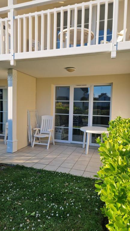 Balkon lub taras w obiekcie CAP COZ plage piscine et jardin