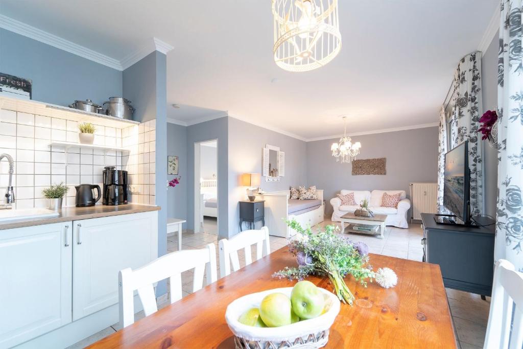Kuchyň nebo kuchyňský kout v ubytování Seestraße 43 Wohnung 3