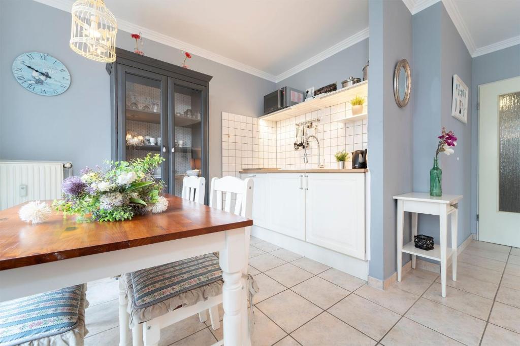 Kuchyň nebo kuchyňský kout v ubytování Seestraße 43 Wohnung 3