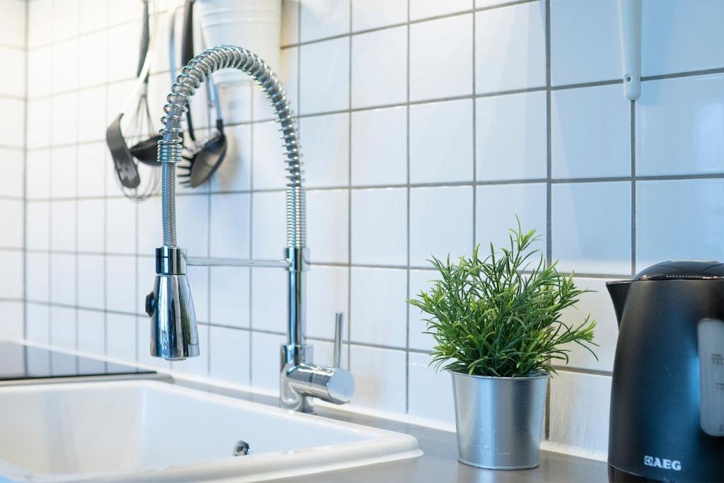 Koupelna v ubytování Seestraße 43 Wohnung 3