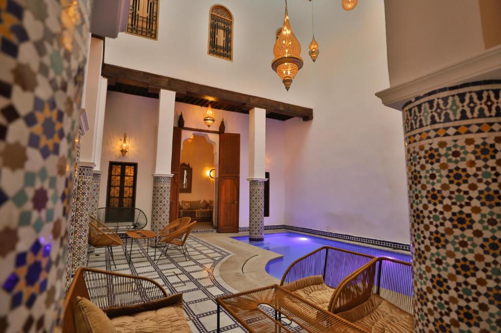 Bazén v ubytování Riad Old City Palace nebo v jeho okolí