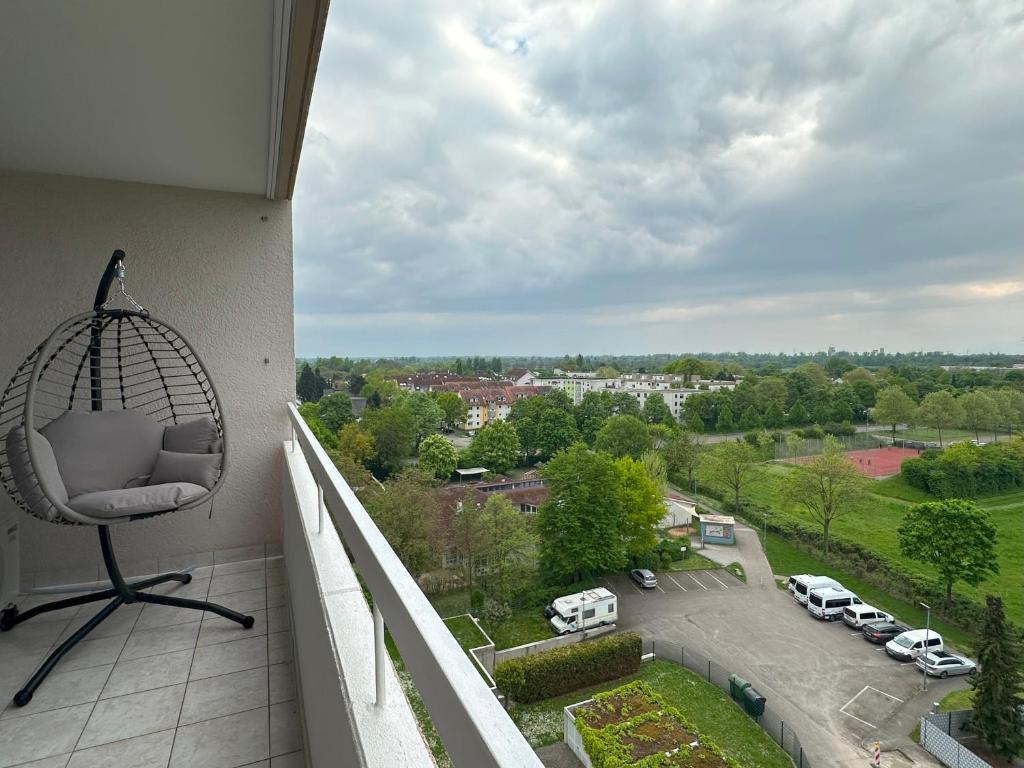 Balkón nebo terasa v ubytování Ferienwohnung Münsterblick