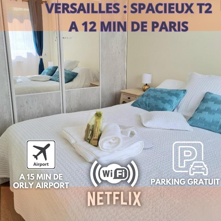 Photo de la galerie de l'établissement Cosy T2 proche de Paris et Orly avec Parking & Wifi, à Versailles