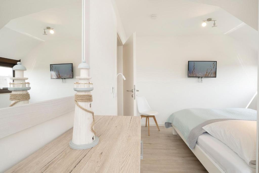 Postel nebo postele na pokoji v ubytování Haus Humml