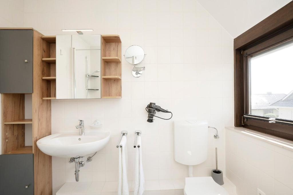 Koupelna v ubytování Haus Humml