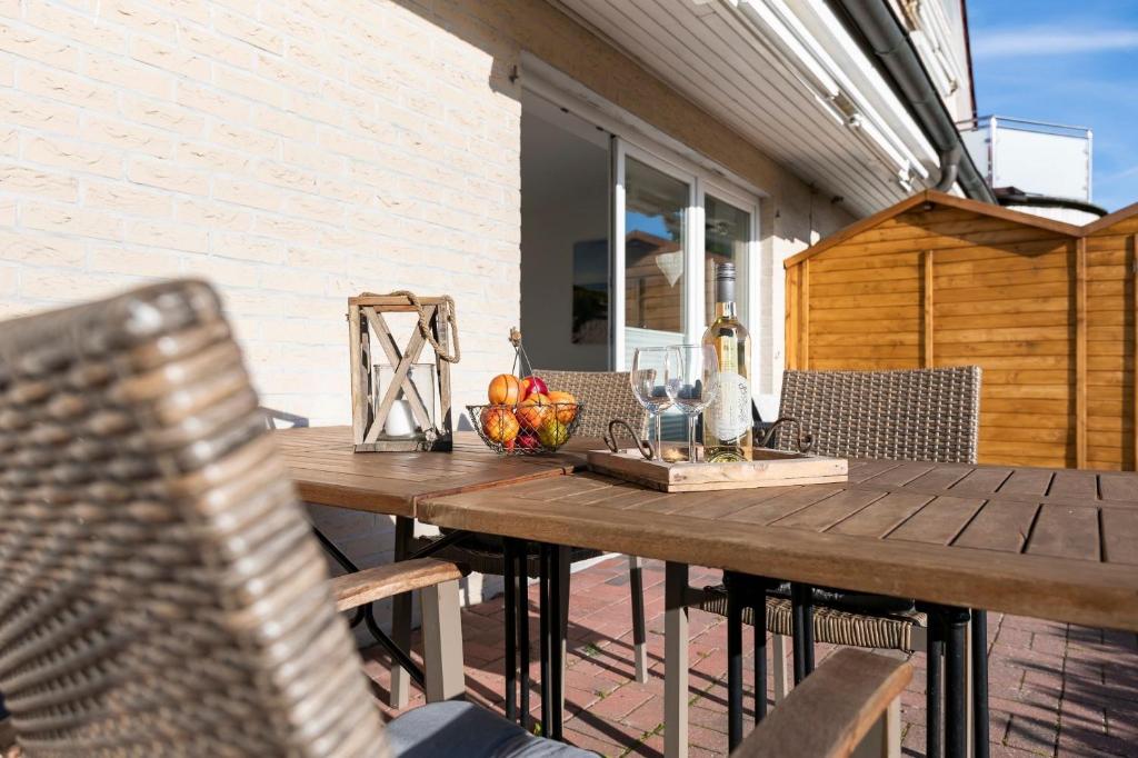 Balkón nebo terasa v ubytování Haus Hasenkamp 26 Hasenbau