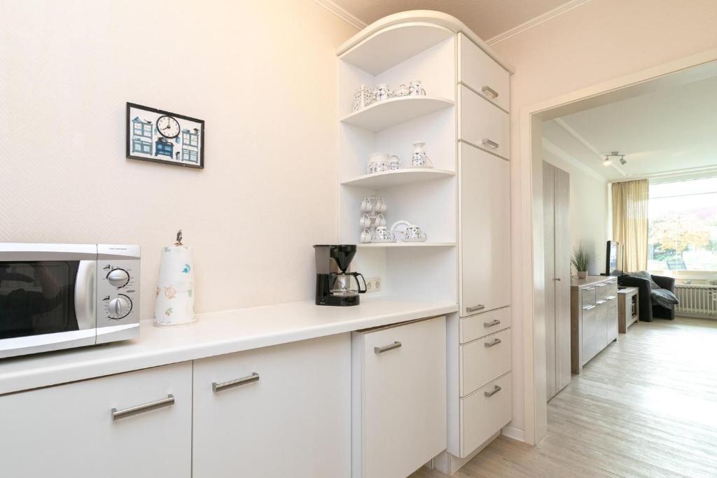 Kuchyň nebo kuchyňský kout v ubytování Fürstenhof Wohnung 5