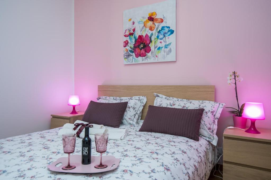 Postel nebo postele na pokoji v ubytování Bed & breakfast Giulio