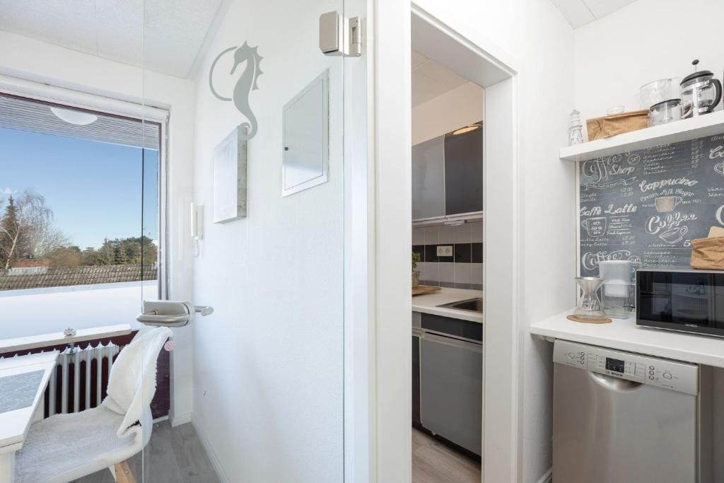Kuchyň nebo kuchyňský kout v ubytování Sea-Loft