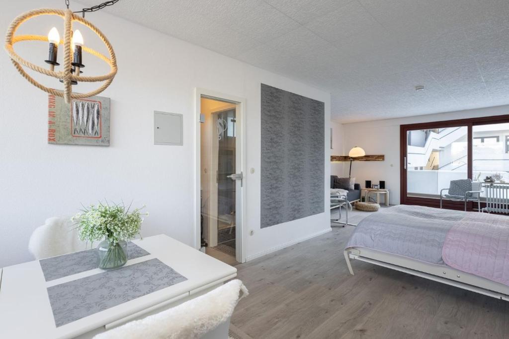 Postel nebo postele na pokoji v ubytování Sea-Loft