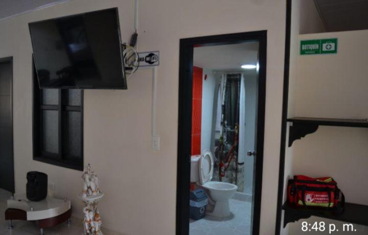 Koupelna v ubytování Casa privada para hasta veintitrés personas