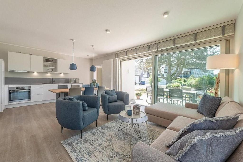 Kuchyň nebo kuchyňský kout v ubytování Sonne und Meer Wohnung 1