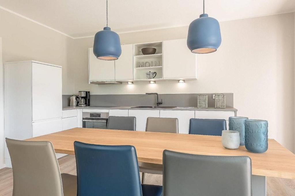Kuchyň nebo kuchyňský kout v ubytování Sonne und Meer Wohnung 1