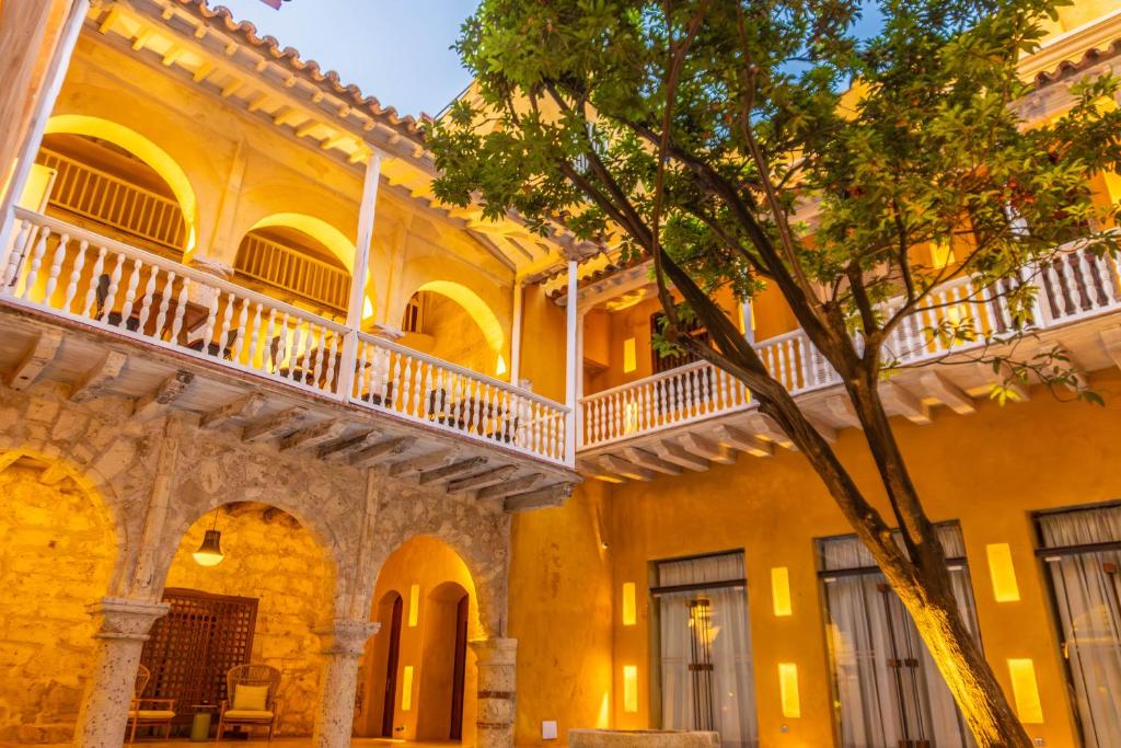Balkón nebo terasa v ubytování Casa Carolina Hotel Cartagena