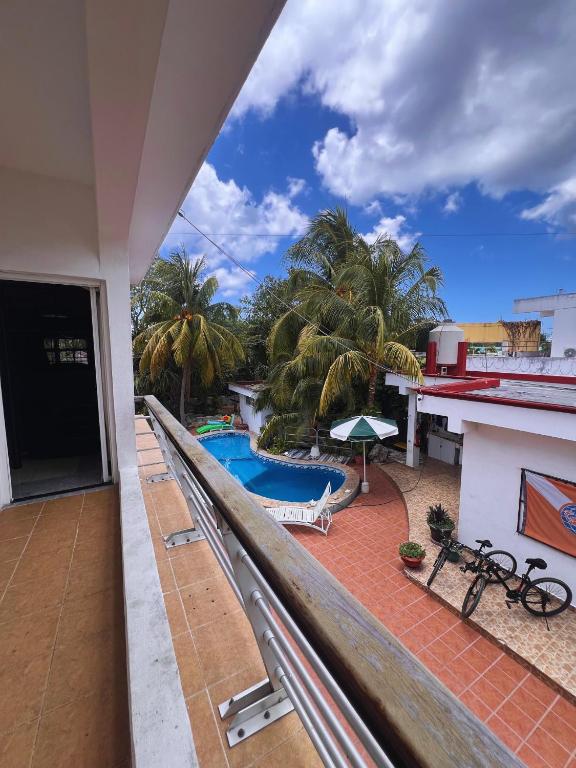 Bazén v ubytování Casamaya Hostel & Diving nebo v jeho okolí