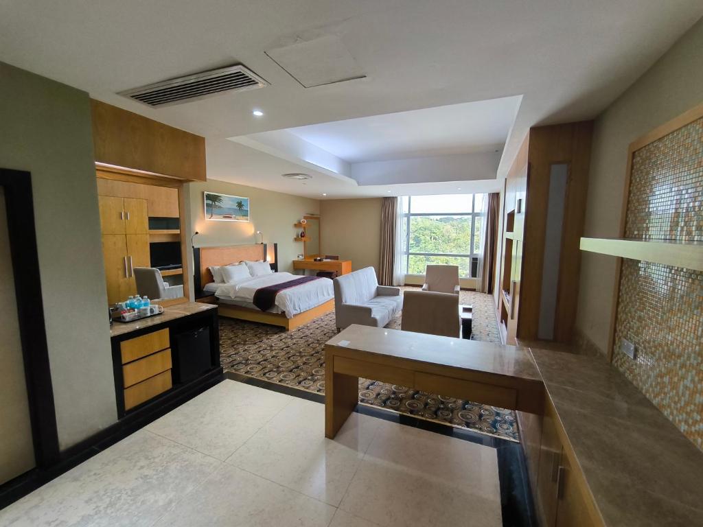 Dapur atau dapur kecil di Meritz Hotel