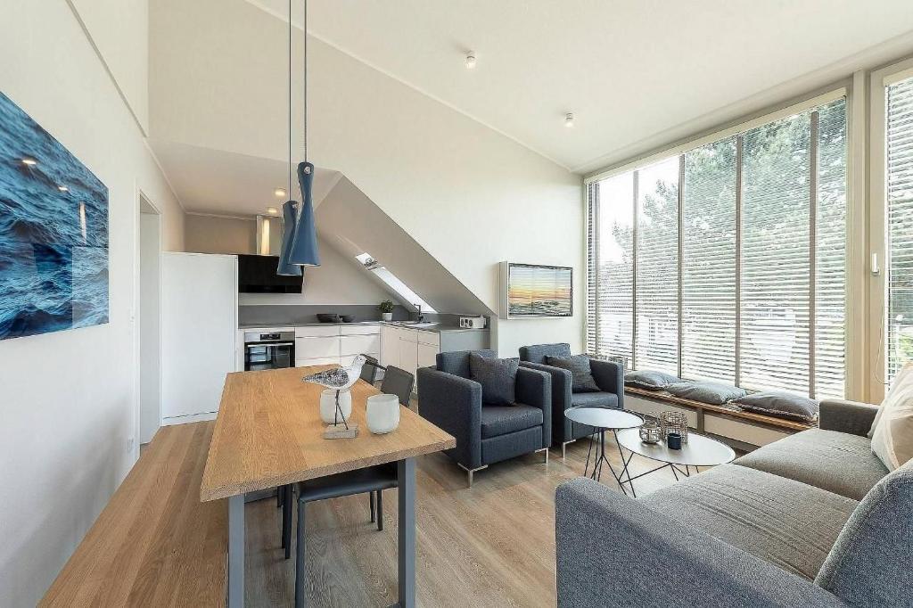 Posezení v ubytování Sonne und Meer Wohnung 3