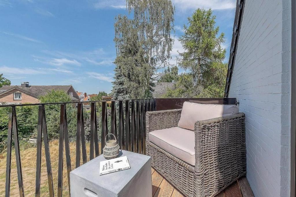 Balkón nebo terasa v ubytování Sonne und Meer Wohnung 3