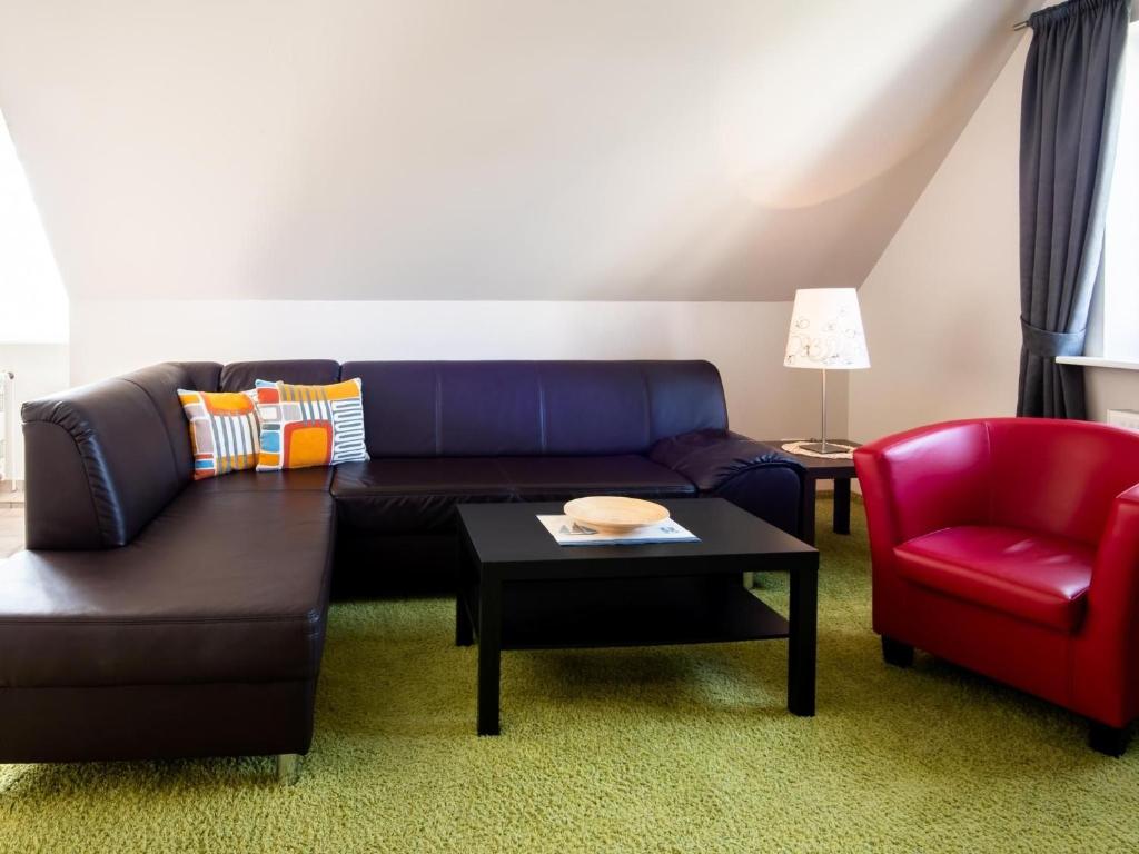 Posezení v ubytování Haus Behrens Wohnung 1