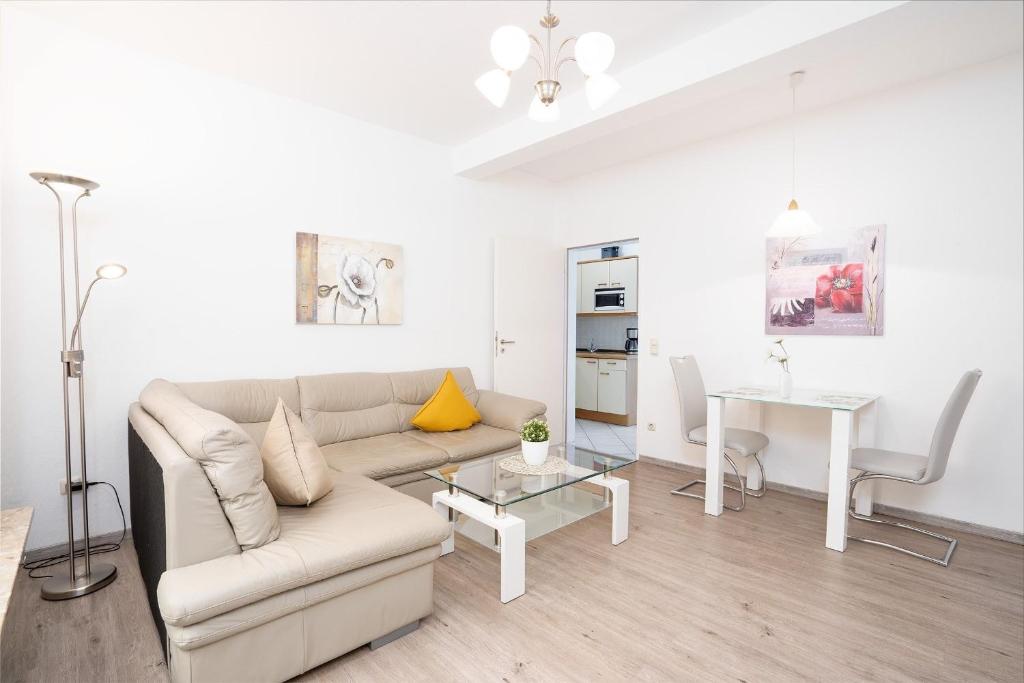 Posezení v ubytování Haus Seebrise- Wohnung 7
