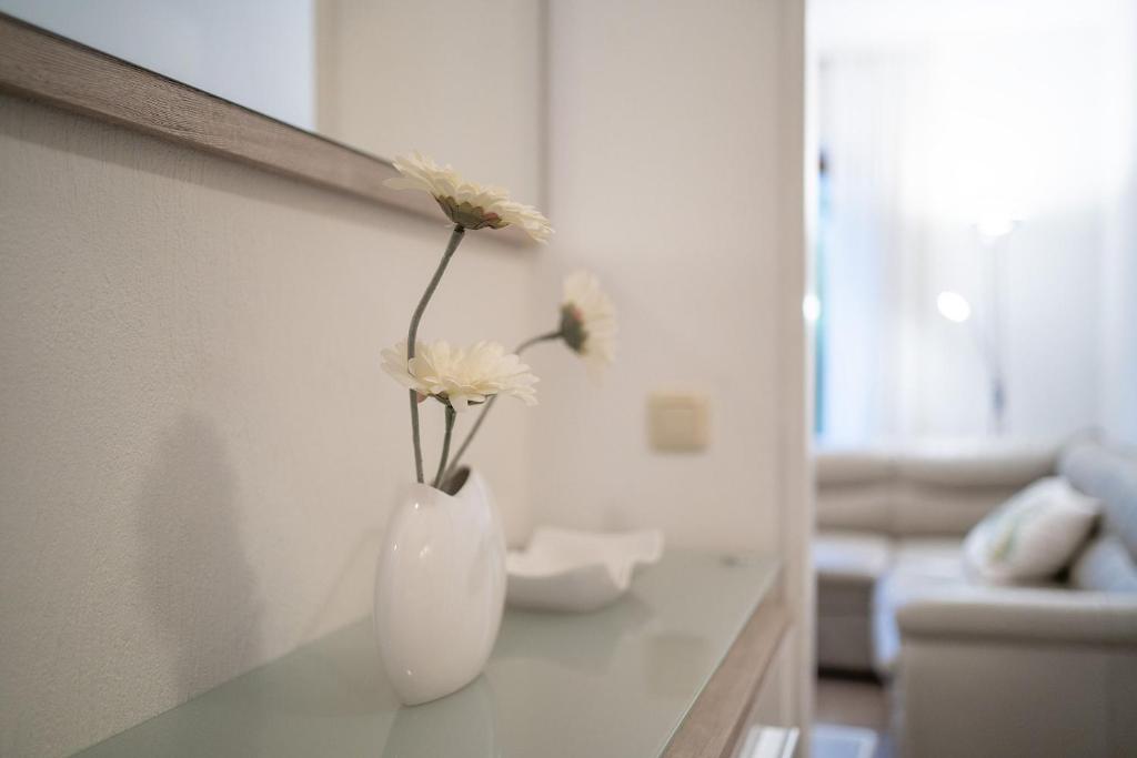 Posezení v ubytování Haus Seebrise- Wohnung 7