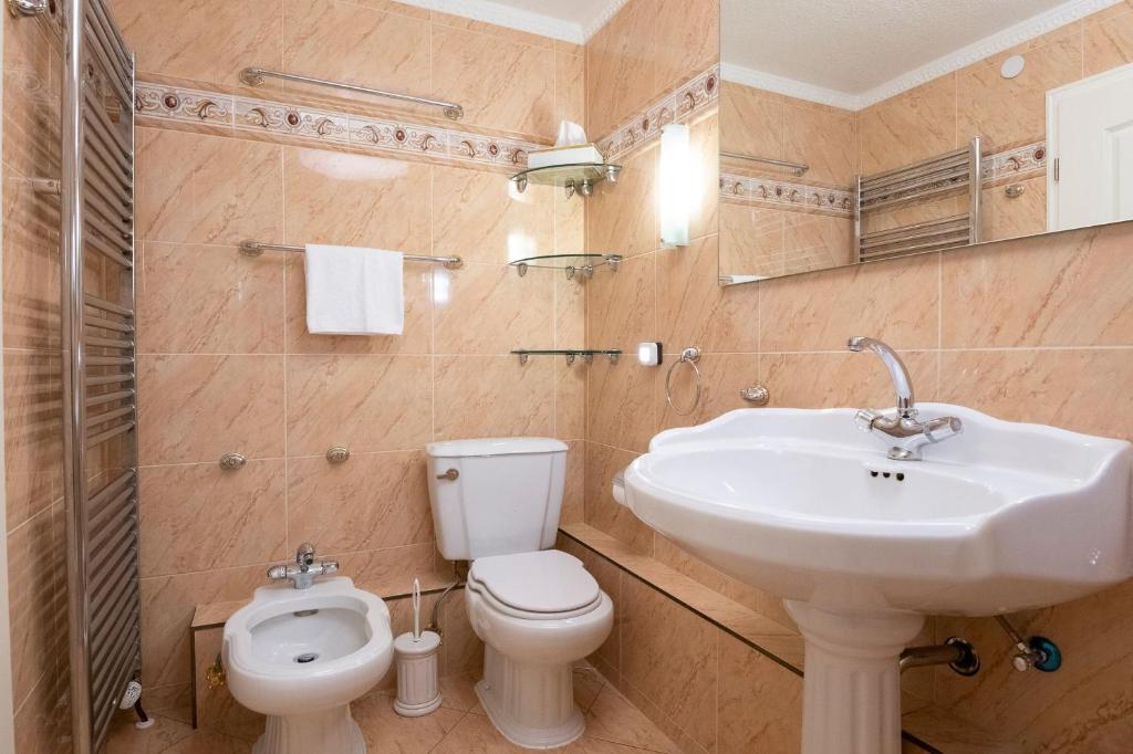 Koupelna v ubytování Rosenstraße 1b Suite