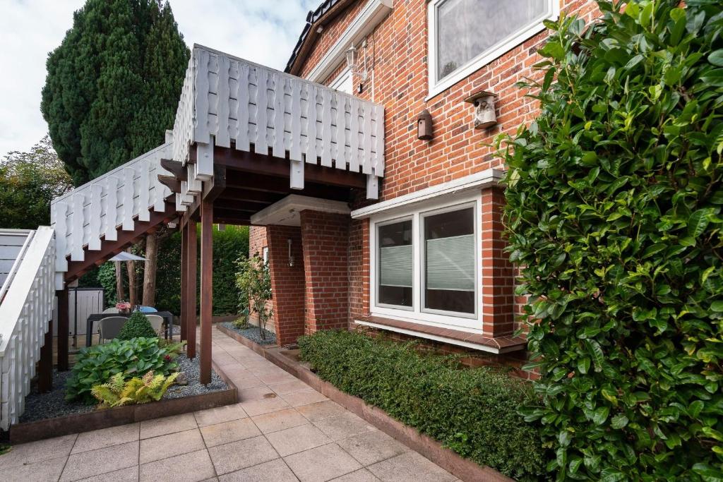 Zahrada ubytování Rosenstraße 1b Suite
