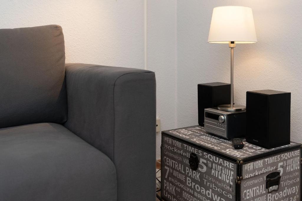 Posezení v ubytování Solymar Wohnung 22