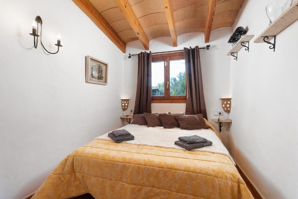 Cama o camas de una habitación en Cas Mostatxet - Sencelles