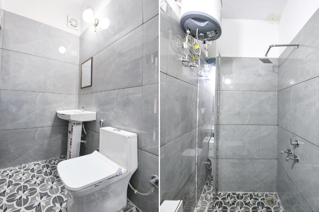 Koupelna v ubytování FabExpress Mapple Suites