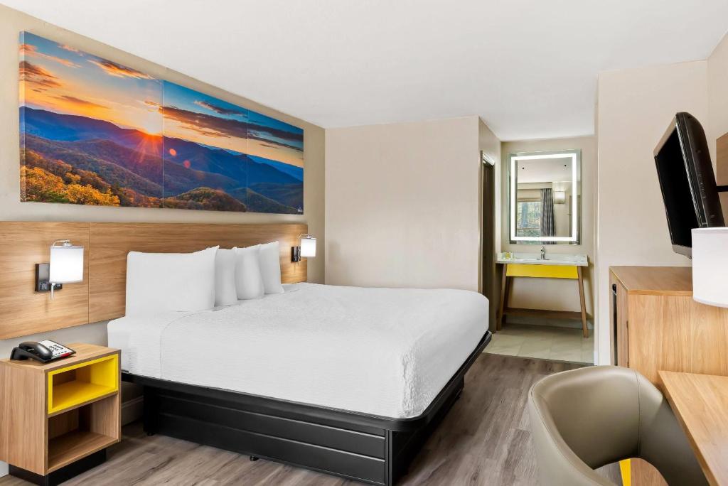 Days Inn by Wyndham Petersburg/South Fort Lee - Kamer Met Kingsize Bed - Niet-Rokers