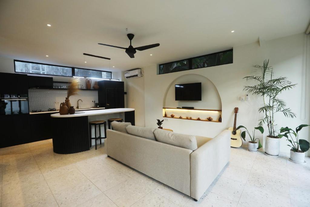 Dapur atau dapur kecil di Tiu Oasis Lombok