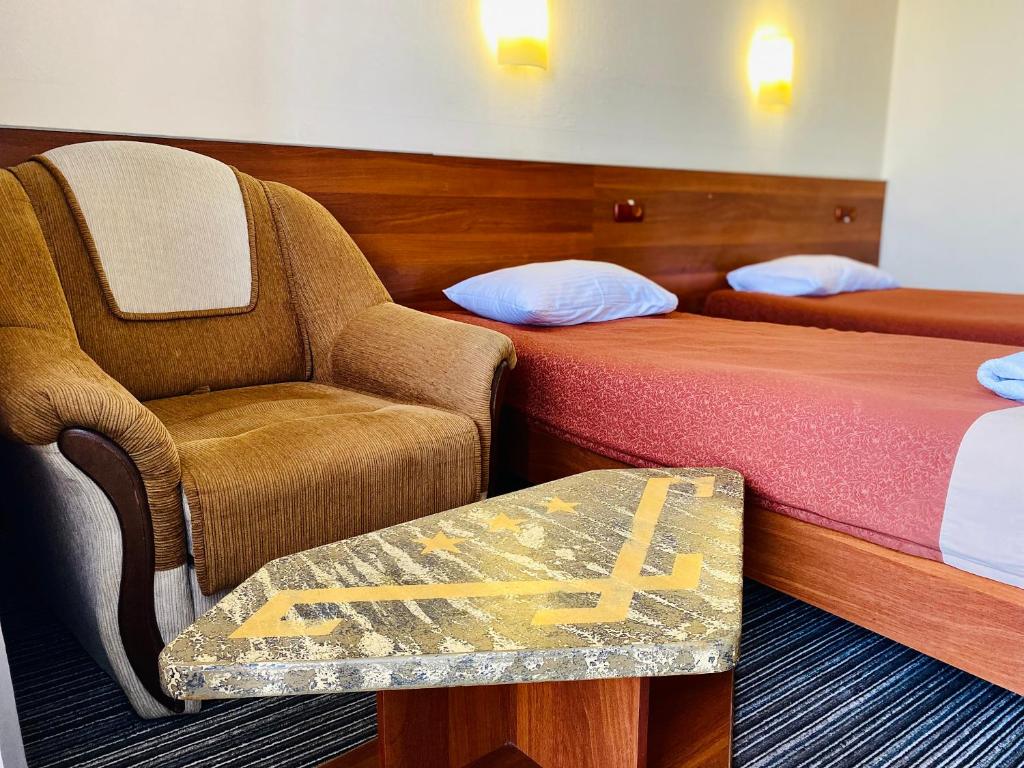 Posezení v ubytování Intourist-Zakarpattia Hotel