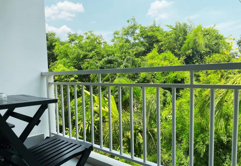 Balkón nebo terasa v ubytování Angkor Home 27