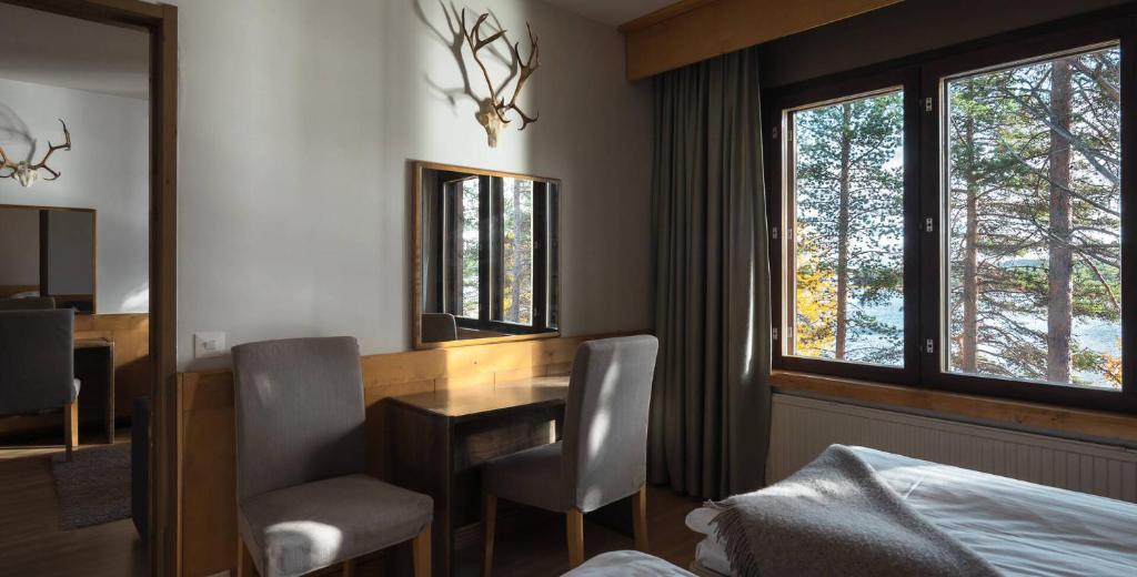 Postel nebo postele na pokoji v ubytování Lapland Hotels Hetta