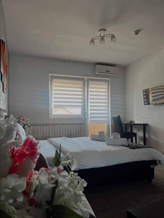 Postel nebo postele na pokoji v ubytování Kengur Resort