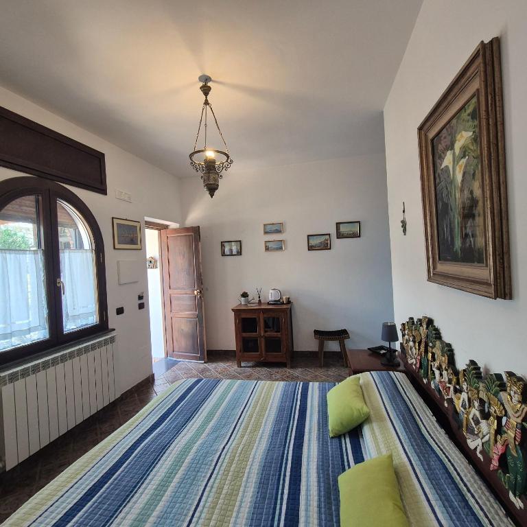 Postel nebo postele na pokoji v ubytování La Cicogna