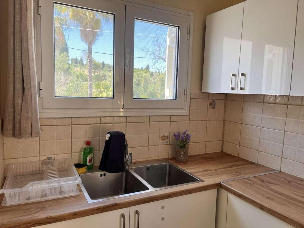 Η κουζίνα ή μικρή κουζίνα στο Agelina Apartment