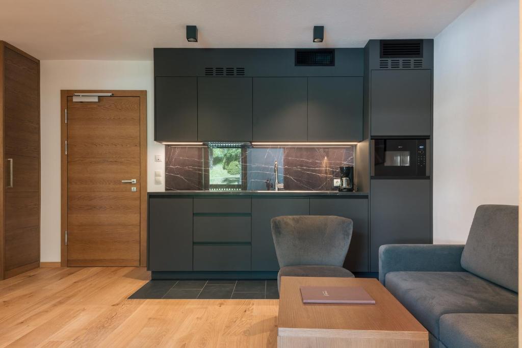 Kuchyň nebo kuchyňský kout v ubytování Appartement KroneLiving