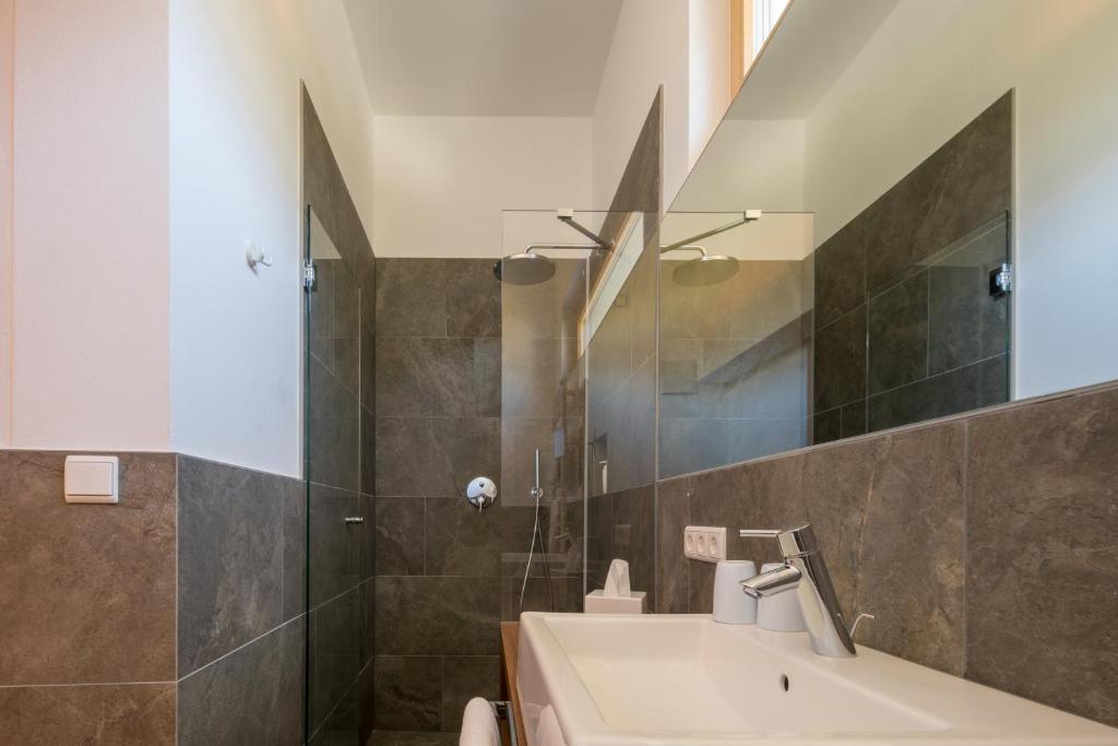 Koupelna v ubytování Appartement KroneLiving