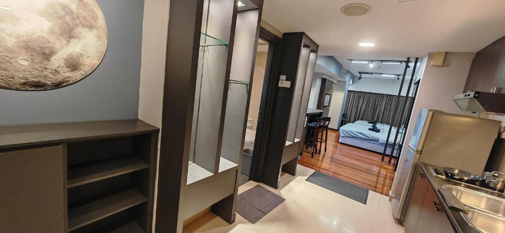 Cuina o zona de cuina de Sunway Resort Suite Linked to Pyramid and Lagoon