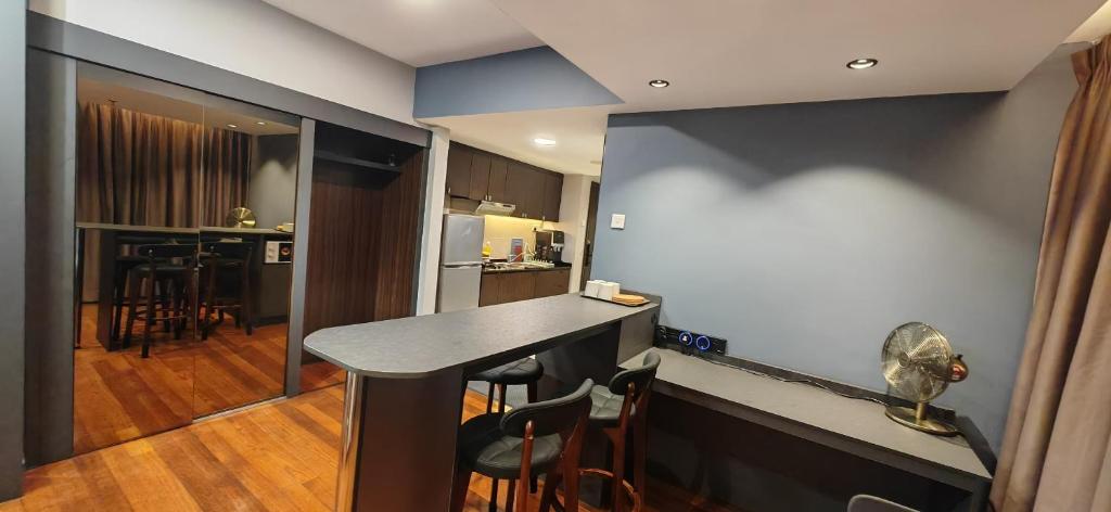 Cuina o zona de cuina de Sunway Resort Suite Linked to Pyramid and Lagoon