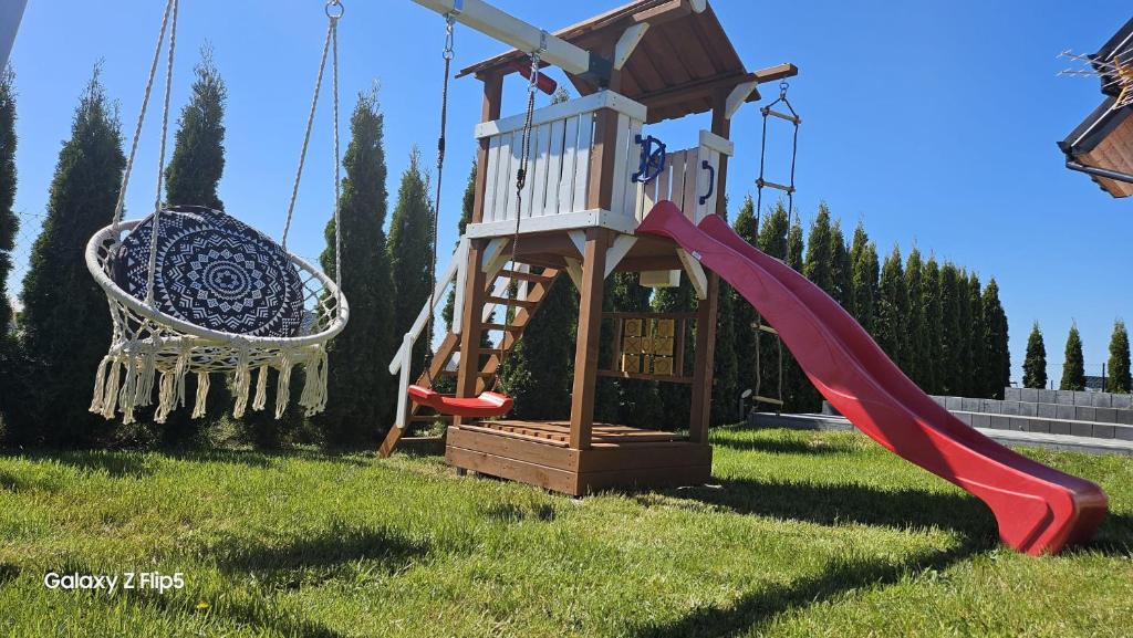Zahrada ubytování Domki U Sieronia