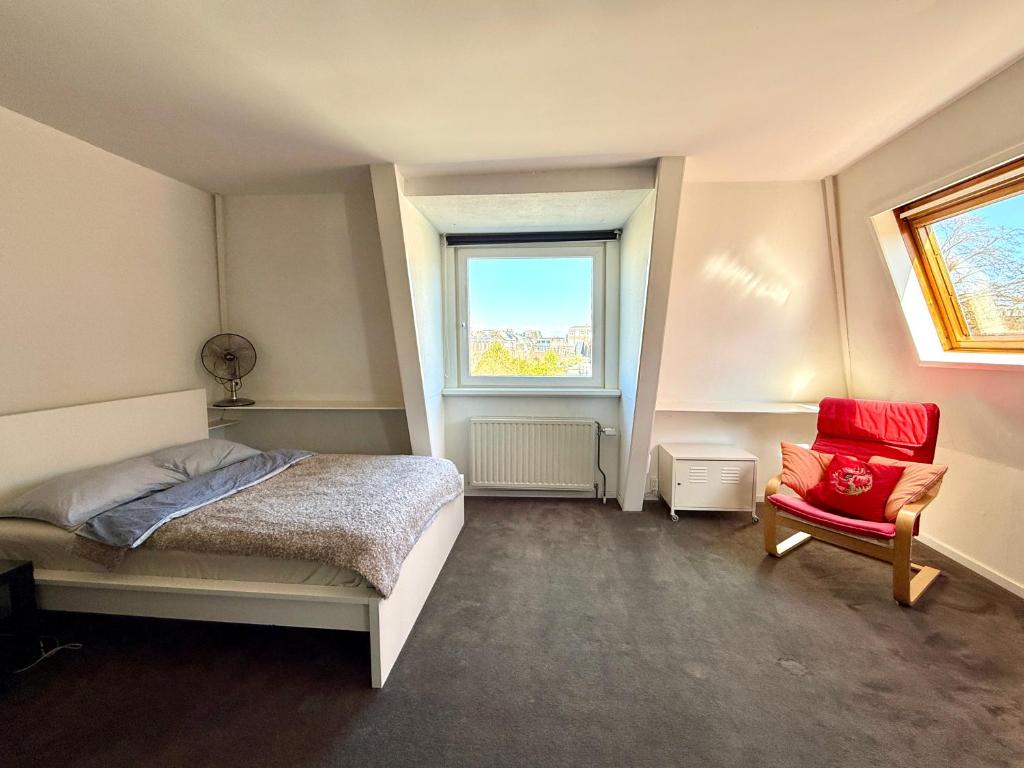 Voodi või voodid majutusasutuse B&B Brouwersvaart toas