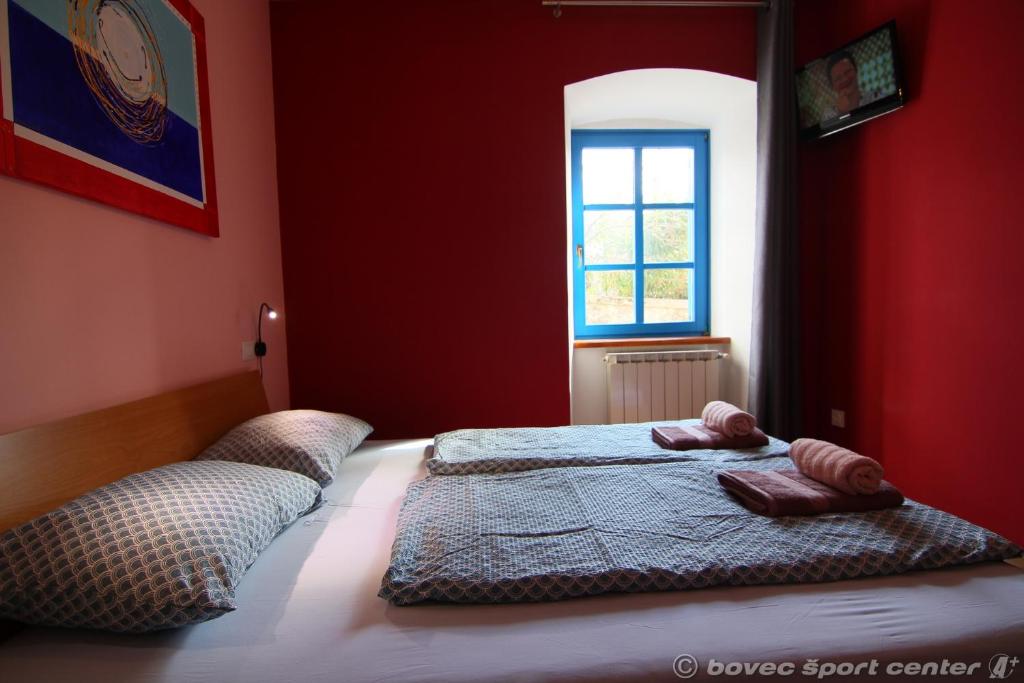 Postel nebo postele na pokoji v ubytování Glamping Virje