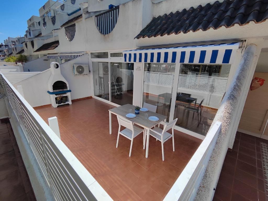 En balkon eller terrasse på Casa Antonio