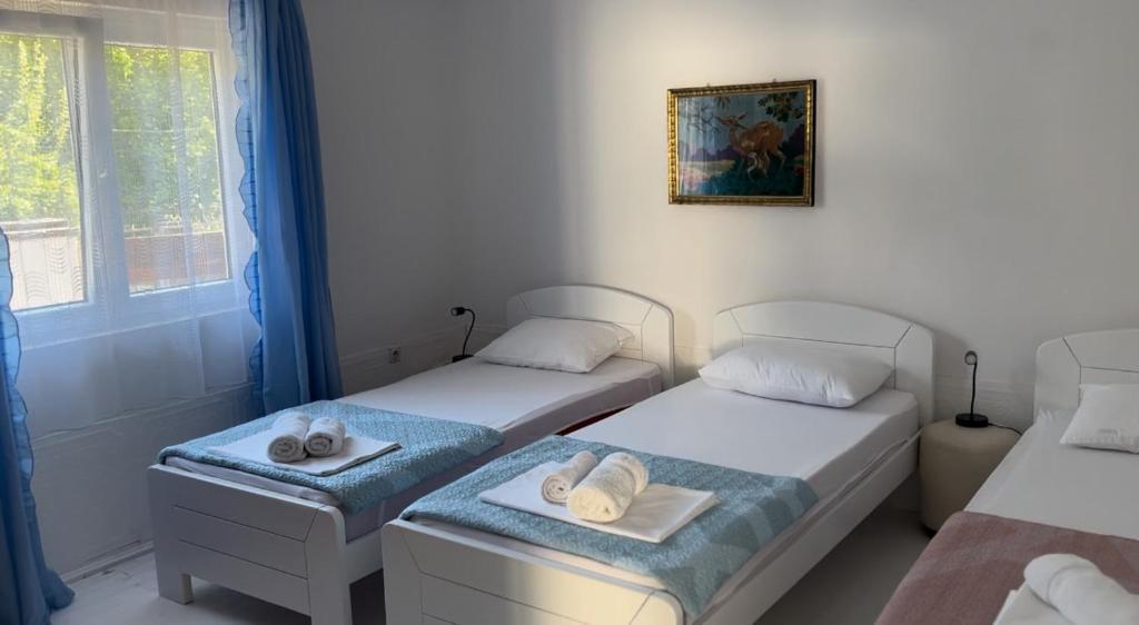 Postel nebo postele na pokoji v ubytování Smeštaj Pejčić
